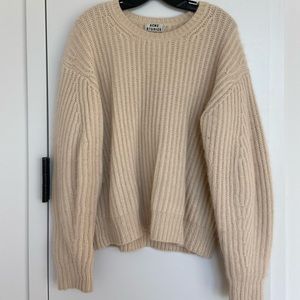 ACNE STUDIOS Angora Crew Neck Knit Sweater